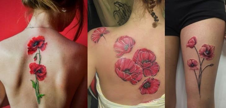 Simbolismo da Papoila Com Tatuagens