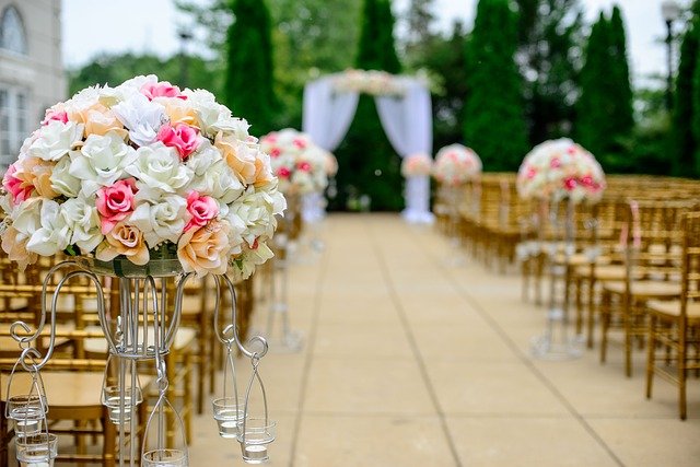 Flores na Decoração de Casamento 