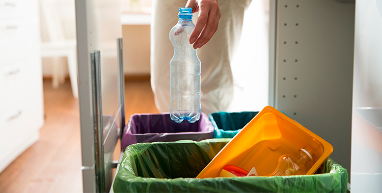 Separación de basura en casa