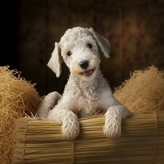 Filhote Bedlington Terrier