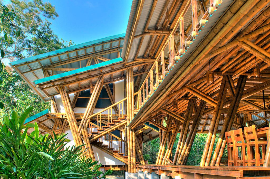 bambu em construções sustentáveis