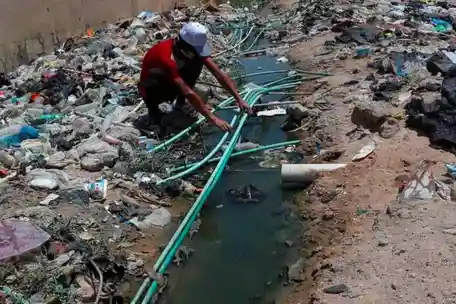 Guerra Irã e Iraque: Poluição dos rios Tigris e Eufrates por resíduos de combustível