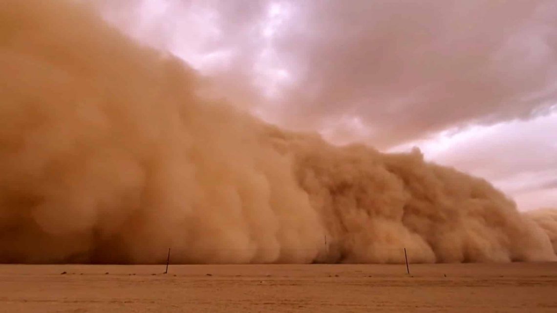 O que causa as tempestades de areia?