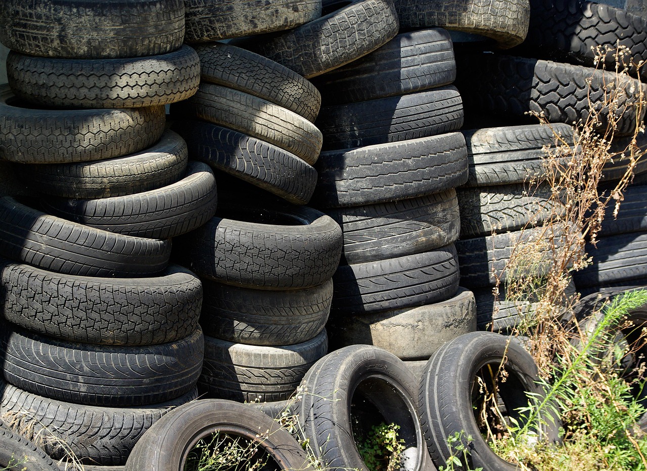 Centro de reciclagem de pneus, exemplo de logística reversa e economia circular