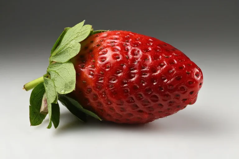 Morango (Fragaria x ananassa), exemplo classico de pseudofruto
